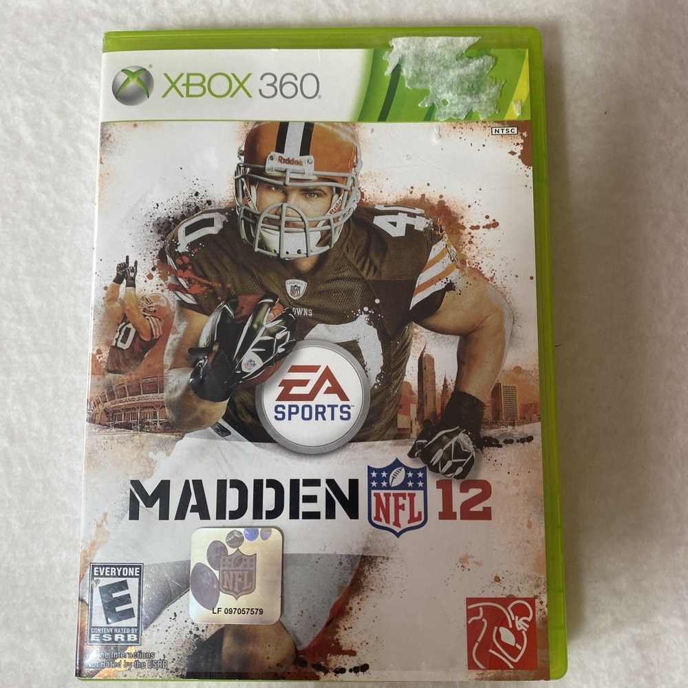 EA Sports Madden NFL 12 Xbox 360 Football Sports Video Game 2011 No Manual